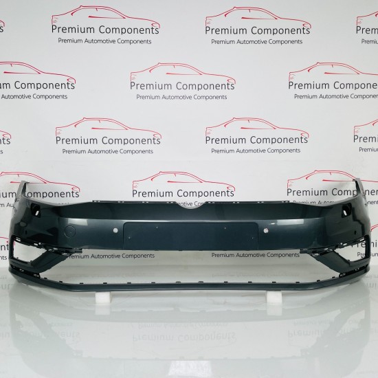 VW Golf Front Bumper Mk7.5 Facelift Se Genuine Grey 5g0807221fl 2017-2020 [Ba89]