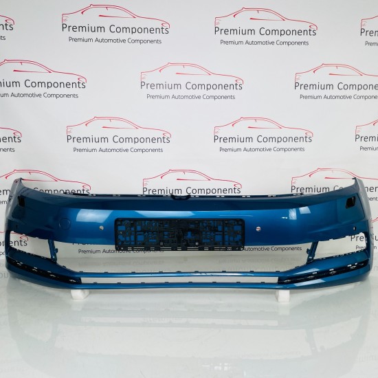 VW Touran Front Bumper Mk2 Highline Genuine Blue 5ta807221 | 2015-2021 [Bf223]