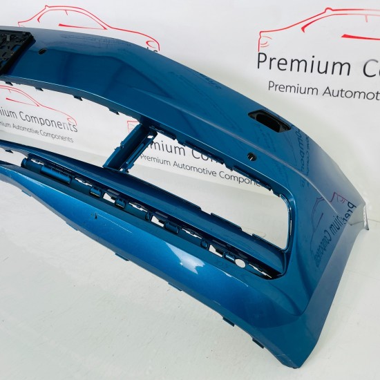 VW Touran Front Bumper Mk2 Highline Genuine Blue 5ta807221 | 2015-2021 [Bf223]