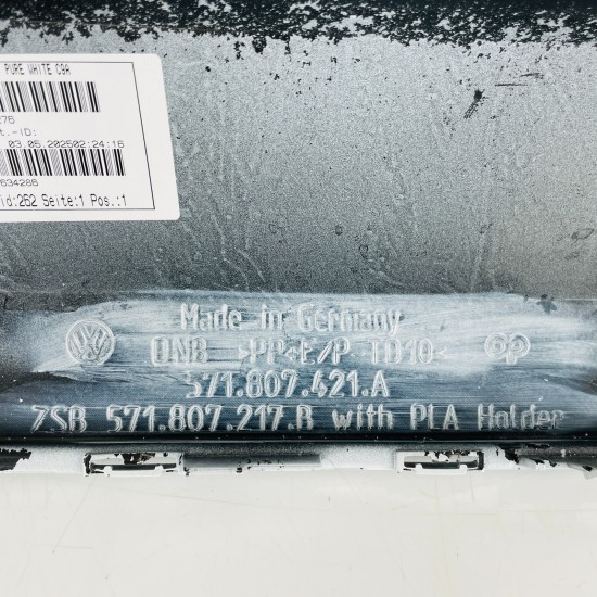 VW Tiguan Front Bumper R Line Mk3 Genuine White 571807421a | 2024-2026 [Bf218]