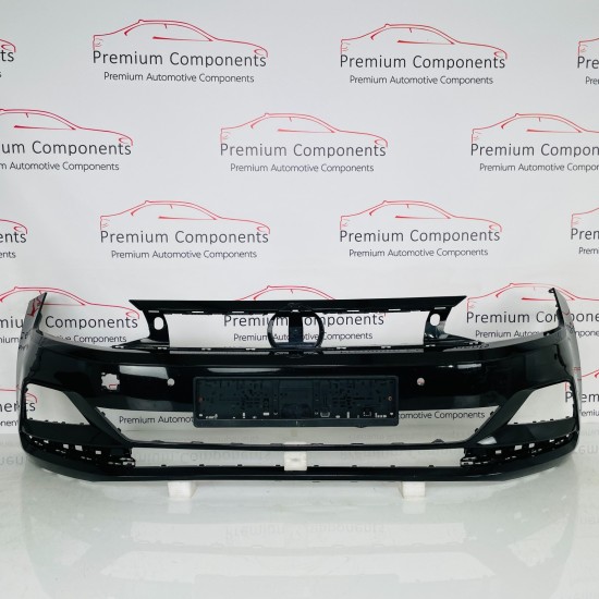 VW Polo Front Bumper Mk6 Se 2g Genuine Black 2g0807221 | 2017-2020 [Bf229]