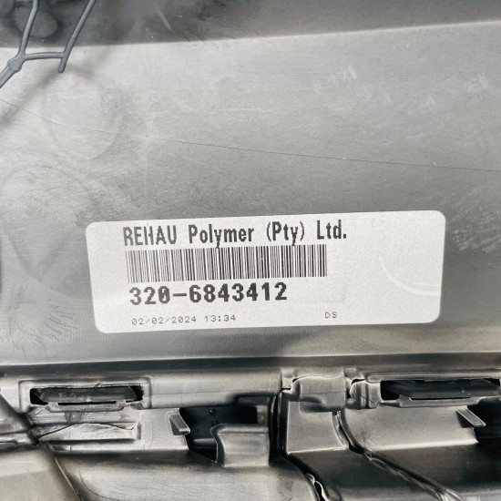 VW Polo Front Bumper Mk6 R-line Genuine Black 2gs807221h | 2022-2026 [Bf161]