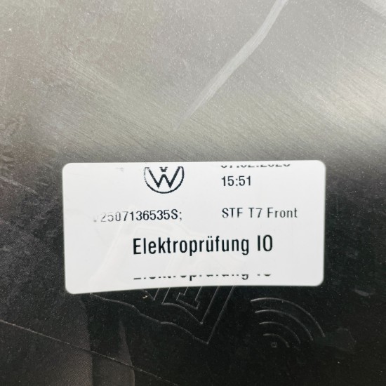 VW Multivan Front Bumper T7 Genuine Grey 7t0807221f | 2022-2025 [Ba93]