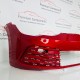 VW Golf Front Bumper Mk8 Se Genuine Red 5h0807221j | 2020-2023 [Ba44]