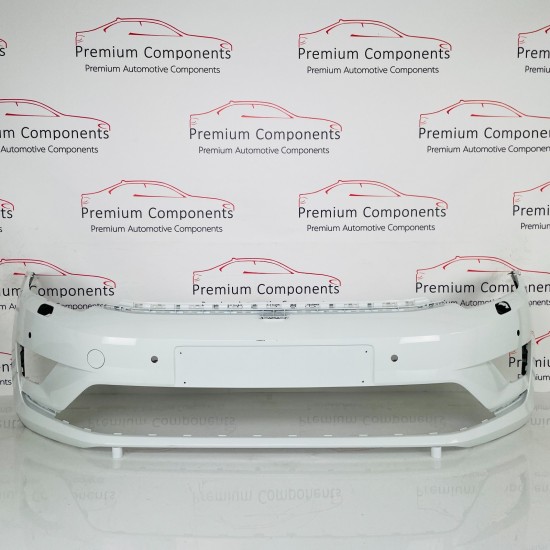 VW Golf Sportsvan Front Bumper Sv Genuine White 510807221 | 2015-2018 [Ba122]
