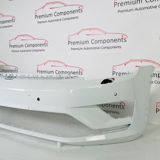 VW Golf Sportsvan Front Bumper Sv Genuine White 510807221 | 2015-2018 [Ba122]