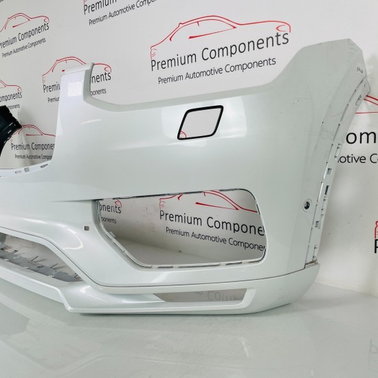 Volvo Xc90 Front Bumper Genuine White Mk2 Inscription & Washer Jets 2020 - 2024 Volvo Xc90 Front Bumper Genuine White Mk2 Inscription & Washer Jets 2020 - 2024
