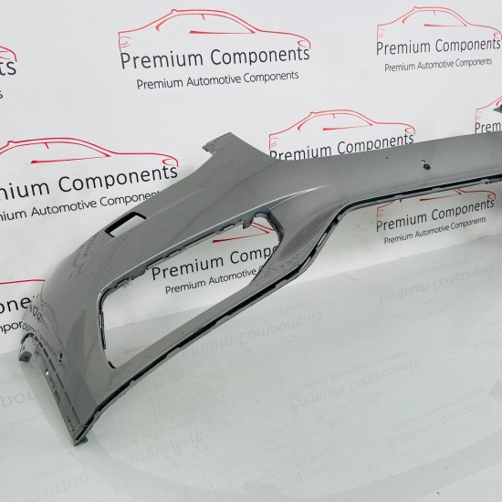 Volvo Xc90 Front Bumper Genuine Silver Mk2 Inscription & Washer Jets 2020 - 2024 Volvo Xc90 Front Bumper Genuine Silver Mk2 Inscription & Washer Jets 2020 - 2024