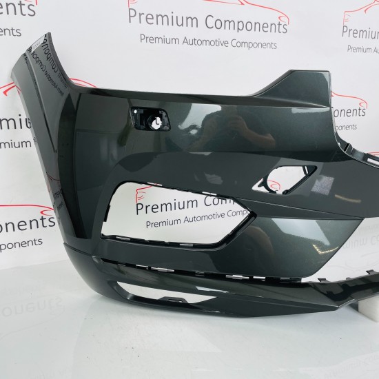 Volvo Xc60 Front Bumper Genuine Grey With Washer Jets 2017 - 2021 [ao54]