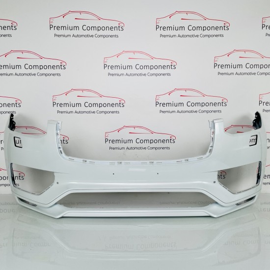 Volvo Xc90 Front Bumper Genuine White Mk2 Inscription & Washer Jets 2020 - 2024 Volvo Xc90 Front Bumper Genuine White Mk2 Inscription & Washer Jets 2020 - 2024