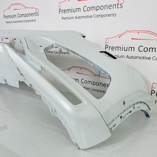 Volvo Xc90 Front Bumper Genuine White Mk2 Inscription & Washer Jets 2020 - 2024 Volvo Xc90 Front Bumper Genuine White Mk2 Inscription & Washer Jets 2020 - 2024