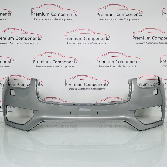 Volvo Xc90 Front Bumper Genuine Silver Mk2 Inscription & Washer Jets 2020 - 2024 Volvo Xc90 Front Bumper Genuine Silver Mk2 Inscription & Washer Jets 2020 - 2024