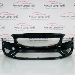 Volvo S60 Front Bumper Genuine Black Mk2 R-design Washer Jets 2013 - 2018 [an72]