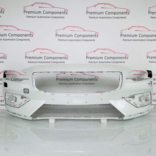 Volvo V60 S60 Front Bumper Genuine White 31690589 | 2018 - 2021 [ar115]