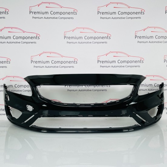 Volvo S60 Front Bumper Genuine Black Mk2 R-design Washer Jets 2013 - 2018 [an72]